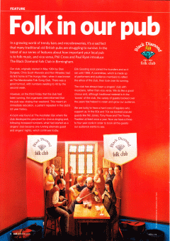 Click to read Folk in our pub ... EDS Article