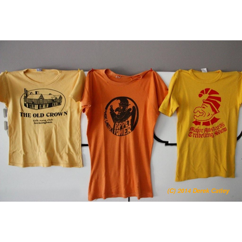 Club t-shirt display